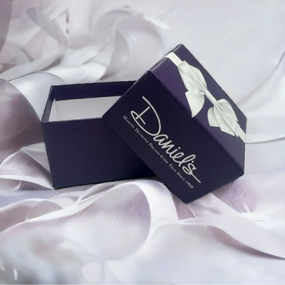 Daniel’s Jewelry l Signature Purple Box with White Bow l 2 Styles l Box only